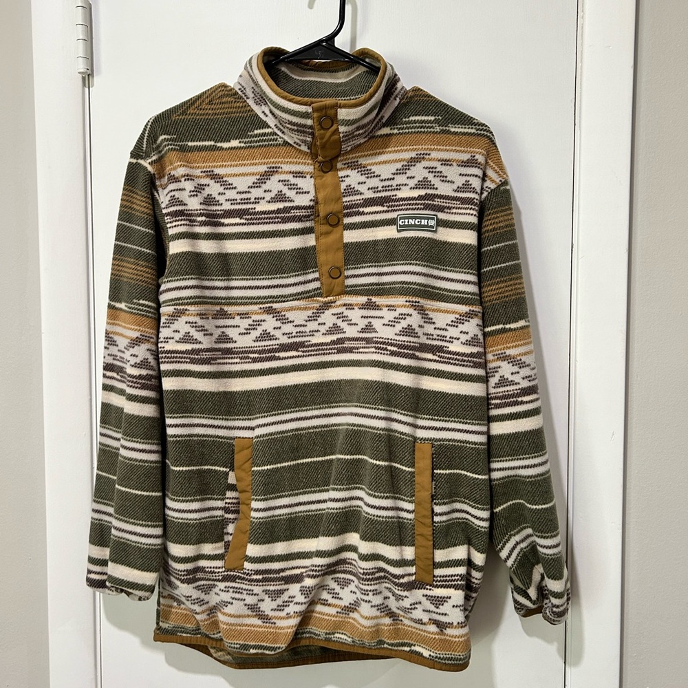Cinch fleece 1/4 snap